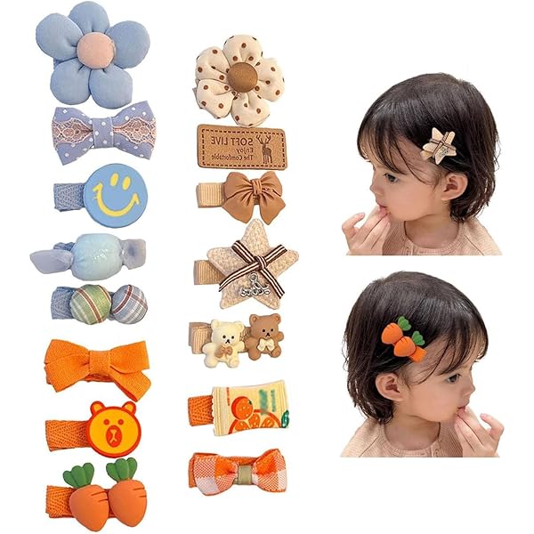 Amazon.co.jp: mefeny ベビー ヘアクリップ 赤ちゃん ヘアピン