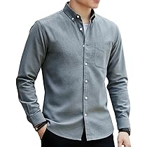 Amazon.co.jp: [Lucky Charm] シャツ メンズ オックスフォード ボタン