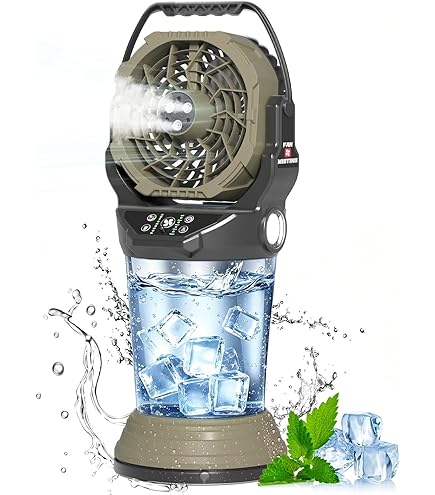 Amazon.co.jp: グリーンライフ(GREEN LIFE) 電動ミストファン 充電式