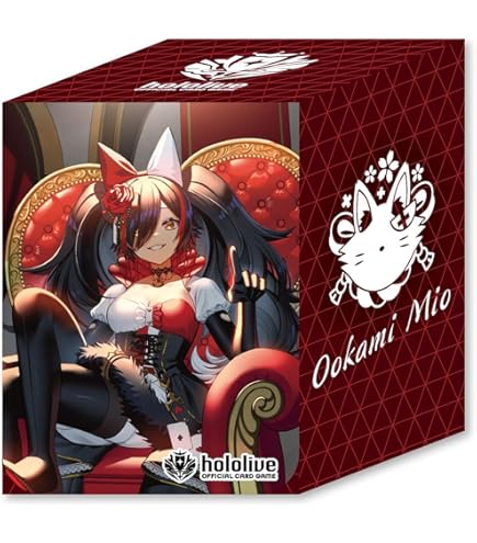 ミッドナイトブルー　ホロライブ　大神ミオ　合皮製デッキケース hololive OFFICIAL CARD GAME オフィシャルホロカケース vol.23 『大神