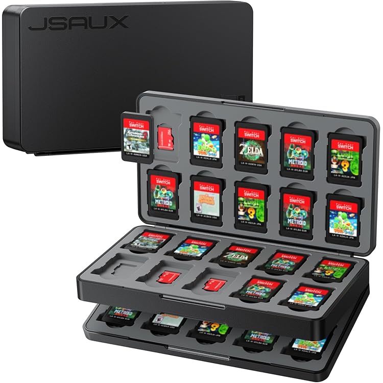 Amazon.co.jp: Switchカードケース 48枚ソフトケース＆24枚マイクロSD