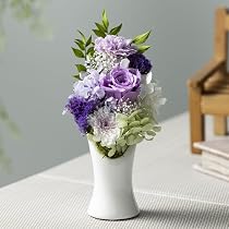 Amazon｜Ruplan お供え 花 プリザーブドフラワー 仏花 | 紬