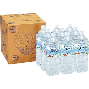 [Amazon限定ブランド] Restock サントリー 南アルプスの天然水 ミネラルウォーター 2L×9本