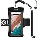 防水ケース スマホ用 Auwet【指紋認証・顔認証】アームバンド・ストラップ付き フローティングエアー搭載 IPX8認定 完全防水 携帯防水ケース 海水浴 お風呂 水中撮影 iPhone 11 Pro Max/11 Pro/XR/Xs Max/Xs/X・iPhone11/8/7/6/Plus Android Xperia Galaxyなど6.5インチスマホまでに対応