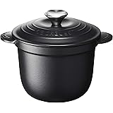 ル・クルーゼ(Le Creuset) 鋳物 ホーロー 鍋 ココット・エブリィ 18 マットブラック ガス IH オーブン 対応 【日本正規販売品】