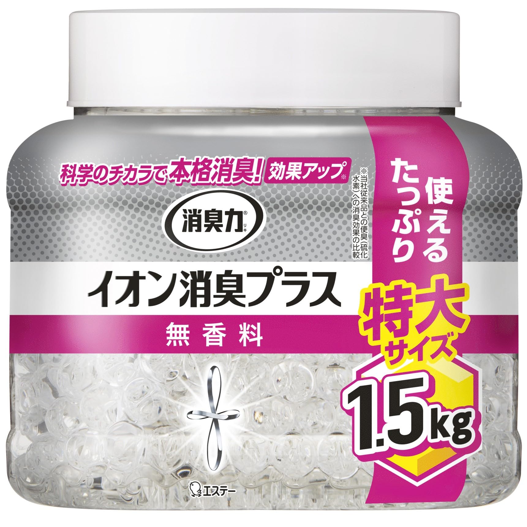 【42%OFF】【845円】 消臭力 イオン消臭プラス 部屋 トイレ用 置き型 無香料 本体 特大 1.5kg