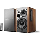 Edifier R1280DB Bluetooth 2ウェイブックシェルフスピーカー 2台1組 -アンプ内蔵スピーカー デスクトップ アクティブスピーカー光入力 ワイヤレススタジオモニタースピーカー木製クラシック42W RMS