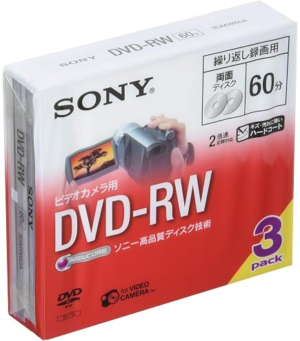 : ソニー ビデオ用DVD-RW 120分 1-2倍速 10枚パック