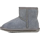 日本正規品 emu(エミュー)シープスキンブーツ WALLABY MINI(ワラビー ミニ) キッズサイズムートンブーツ 20cm CHARCOAL