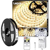 Lepro LED テープライト 10m ledテープ 電球色・昼光色・昼白色 調光調色 明るさ調整 間接照明 リモコン付き イルミネーションライト 3pin 2835SMD 取付簡単 非防水 店舗 室内 ホーム装飾用 DIY ledテープライト