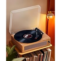 Amazon.co.jp: Hoshikou Denpa ヴィンテージ レコードプレーヤー 