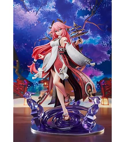 Amazon.co.jp: 八重神子 甘雨 刻晴 申鶴 フィギュア 1/5スケール 塗装 原神申鶴、刻晴、甘雨、八重神子フィギュア ガレージキットVer.1/5スケール