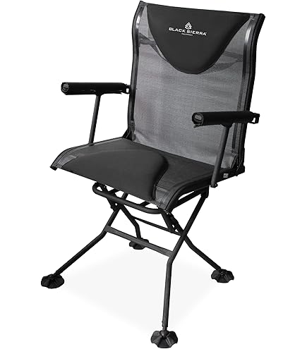 Padded Camping Chair Hawk Stealth Spin Chair Silent, Comfortable