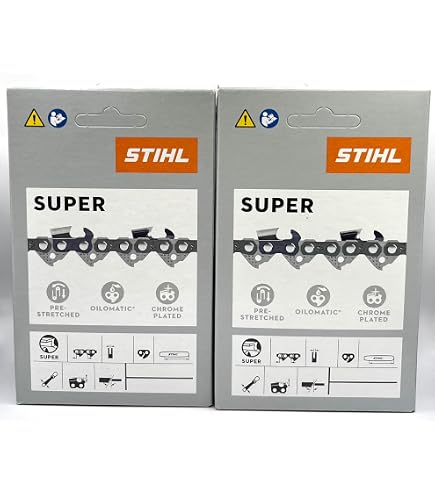5-Pack Full Chisel Saw Chains For Echo CS-590 Timberwolf Chainsaw - .325" Pitch, .063" Gauge, 20" Bar