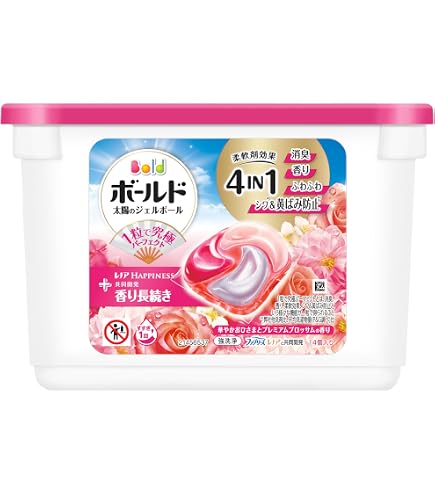 Amazon.co.jp: ボールド 洗濯洗剤 ジェルボール 4in1 フレッシュ 