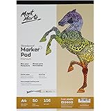 Mont Marte Bleedproof Marker Pad 105gsm A4 50 Sheets