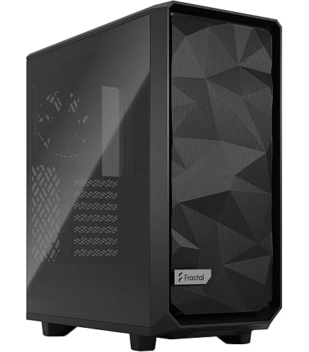 Amazon | Fractal Design Meshify 2 Black TG ミドルタワーPCケース 多  