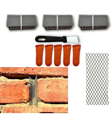 36-Pack Stainless Steel Brick Weep Hole Covers - 2.75" Insect & Debris Shields For Wall Vents