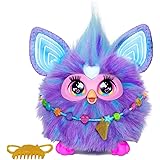 Furby Purple, 15 Fashion Accessories, Interactive Plush Toys for 6 Year Old Girls & Boys & Up, Voice Activated Animatronic