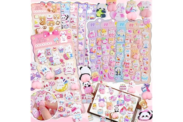 【蓄光2枚セット爆速出荷対応】 【ラブブ風シール 2026年人気急上昇】 ぷくぷくシール おしり 3D立体 ぷにぷに むにむに デコステッカー ごほうび 手帳 スマホ DIY 日記帳 女の子 子供 大人 プレゼント (2枚セット)