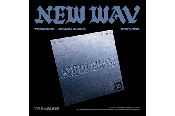 【Amazon.co.jp限定】TREASURE 4th MINI ALBUM [NEW WAV] ICE VER.（ミニAL(輸入盤/再販対象)） - TREASURE（特典：応募抽選特典シリアルコード付きポストカード＋オリジナルフォトカードAmazon Ver.（絵柄E /メンバー別全10種よりランダム１種））