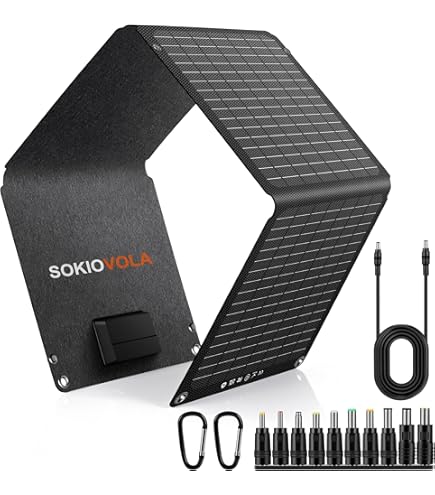 Portable Solar Power Bank With AC Outlet 65W 110V External Battery Pack, 23400mAh Portable Laptop Charger With Foldable Solar Panel 30W For Outdoor Smart Device Camping Hiking Trip Off Grid Backup - View #12