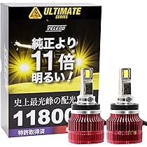 Amazon | VELENO LEDフォグランプ HB4 イエローフォグ 驚異の実測値 