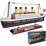SAILINGSTORY 木製 タイタニックモデル クルーズ船ライナー 1/800スケール レプリカ 12インチ タイタニック船 おもちゃ ギフト