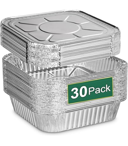 Katbite Heavy Duty 9x13 Aluminum Pans With Lids - 10-Pack, Premium Disposable - View #5