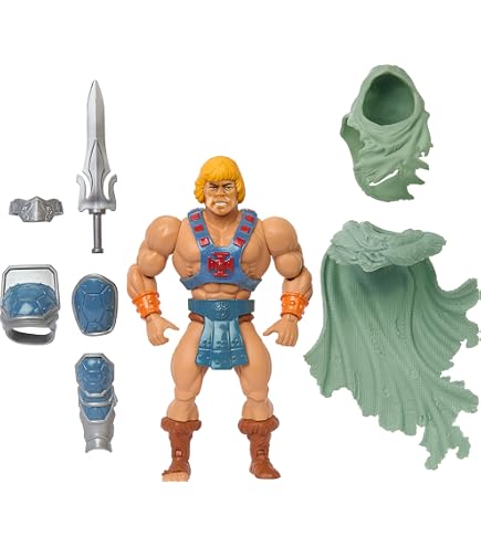 SUPER7 MOTU Vintage Collection - Action Figure He-Ro 5.5" Masters Of The Universe (Wave 2) Con Meccanismo A Molla