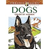 Creative Haven Dogs Color by Number Coloring Book