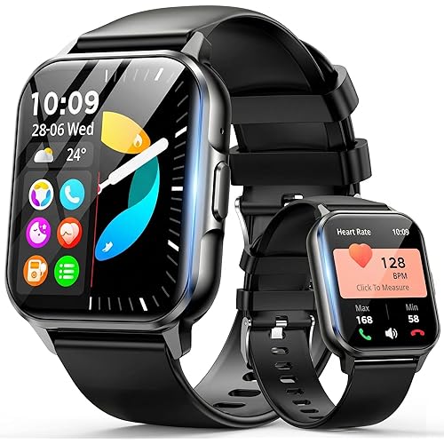 スマートウォッチ 通話付き iPhone対応 アンドロイド対応 大画面 歩数計 活動量計 スマートブレスレット レディース 腕時計 文字盤カスタム 100+種類以上文字盤 Smart Watch 着信/メッセージ通知 100+種類運動モード 長持ちバ