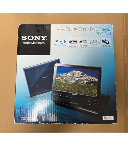 Amazon | WIZZ 10.1インチポータブルブルーレイディスクDVDプレーヤー  