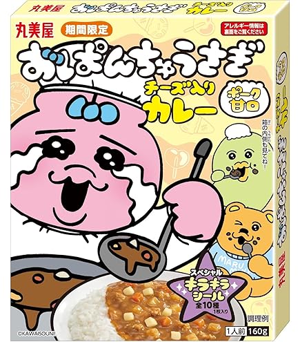 Amazon.co.jp: 丸美屋食品工業 おぱんちゅうさぎカレー ポーク中辛