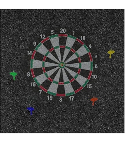 Amazon.co.jp: ダーツボード 壁保護シート - 壁タイルダーツボード