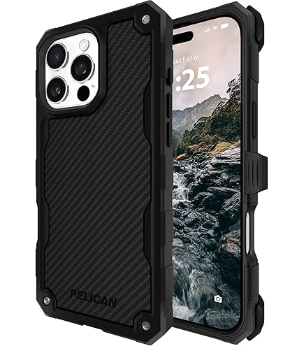 Amazon | Pelican Protector iPhone 16 Pro ケース [MagSafe対応] 頑丈