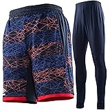 [アンブロ] ジュニア プラクティスインナーパンツセット UBA7767JPS NVY ネイビー/SKレッド 140