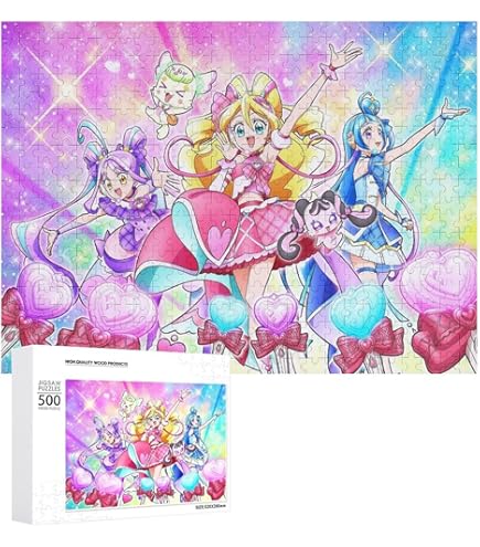 Amazon.co.jp: ドキドキ!プリキュア 500ラージピース ドキドキ!全員