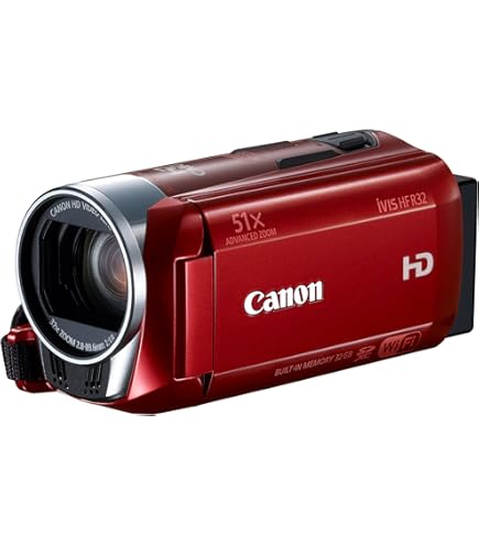 Amazon.co.jp: Canon デジタルビデオカメラ iVIS HF R52 ブラウン 光学  