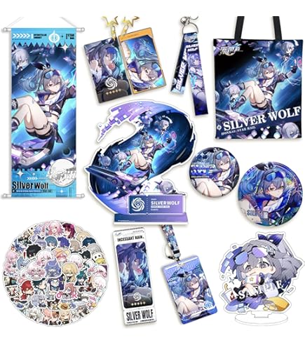 Amazon.co.jp: 崩壊:スターレイル 銀狼 グッズセット コラボ 3点
