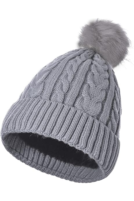 THE NORTH FACE Oh-Mega Fur Pom Beanie 