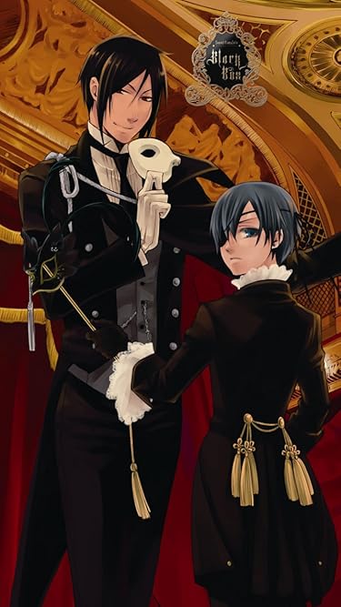 2024春アニメ - 仮面舞踏会に参加しているセバスチャンとシエル