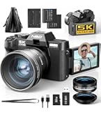 Amazon | NBD 5K 4800万画素 デジタルカメラ【Wi-Fiとアプリ制御】16倍