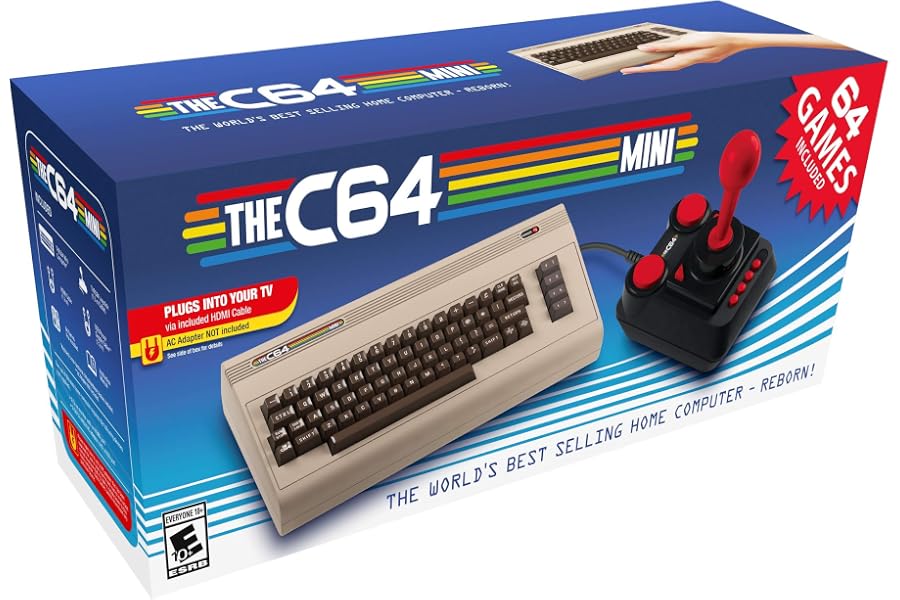 Retro Games Commodore 64 Mini C64 and Commodore 64 Game Console