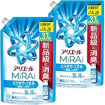 Amazon.co.jp: アリエール 洗濯洗剤 MiRAi 超濃縮コンパクト洗剤* エリ