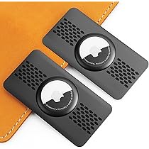 Amazon.co.jp: 2 パック Airtag 財布ホルダー スリム カード挿入