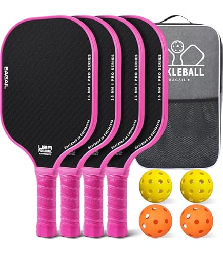 Amazon | Pro ピックルボールパドル カーボンファイバー、16mm USAPA
