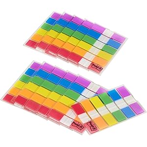 ポストイット フィルム 付箋 6色 44x10mm 20枚×11パッド 6831M-AM