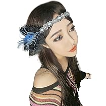 ALFXANDRE 羽根型ヘアアクセサリー Amazon.co.jp: （Baoxinjp）鶏羽 羽根 ヘアアクセサリー