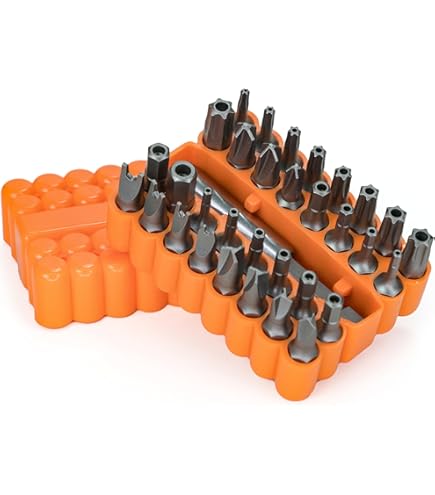CARBYNE 28-Piece Tamper-Proof Hex Bit Socket Set – SAE & Metric, S2 Steel, 3101575